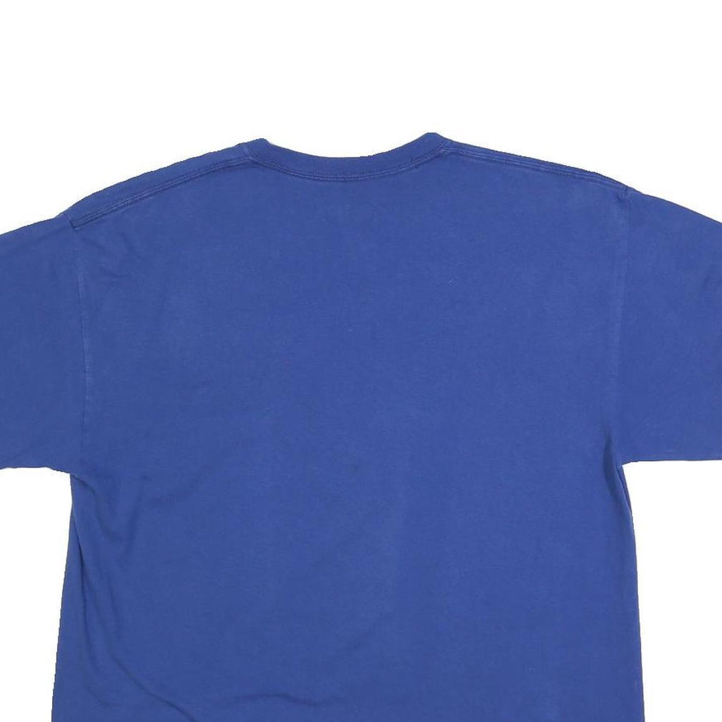 NFL Mens Blue Indianapolis Colts Graphic T-Shirt L Crew Neck Short Sleeve