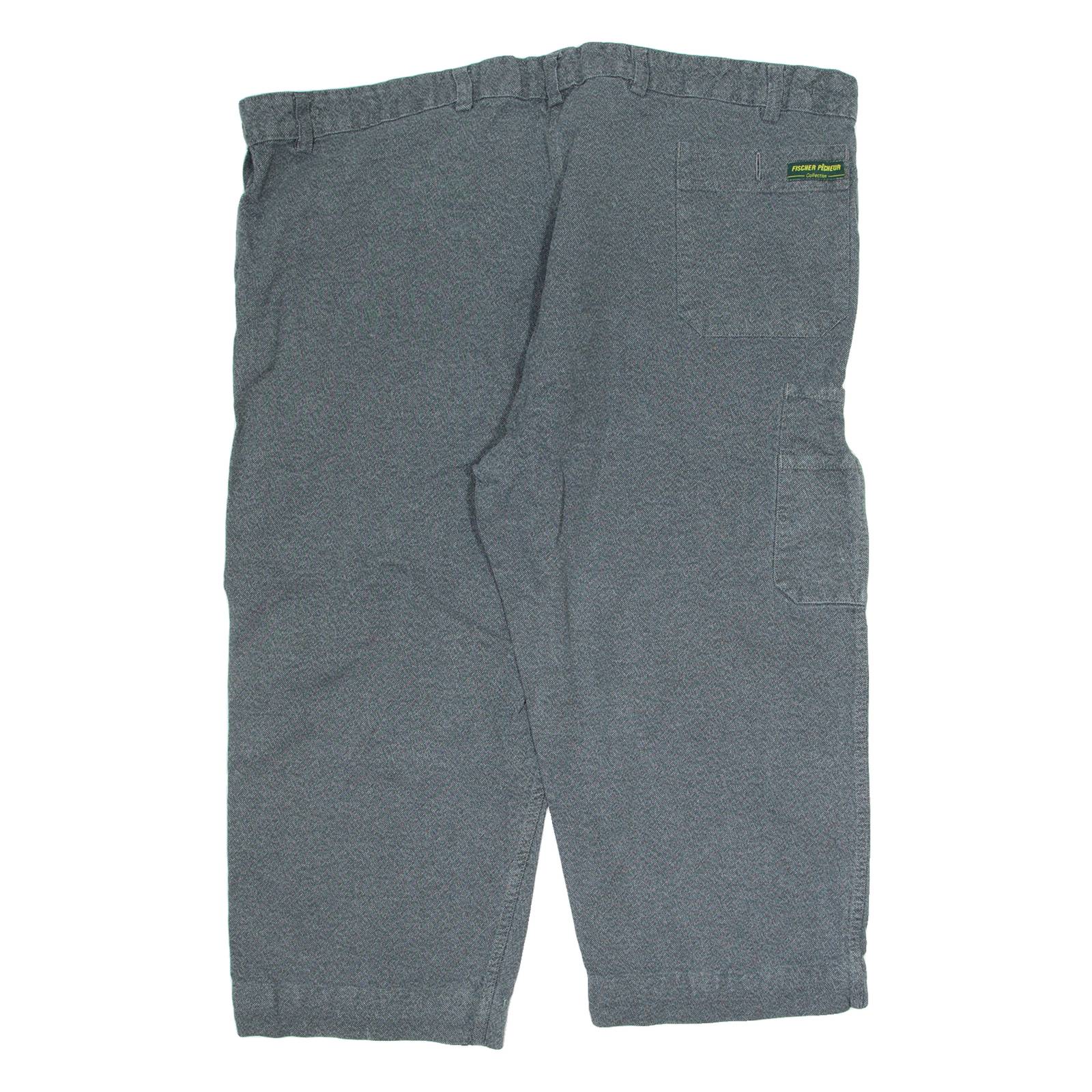 FISCHER PECHEUR Workwear Mens Trousers Grey Regular Straight W50 L23