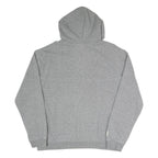 KAPPA Mens Grey & Black Hooded Pullover L Logo Drawstring Hoodie