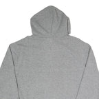 KAPPA Mens Grey & Black Hooded Pullover L Logo Drawstring Hoodie