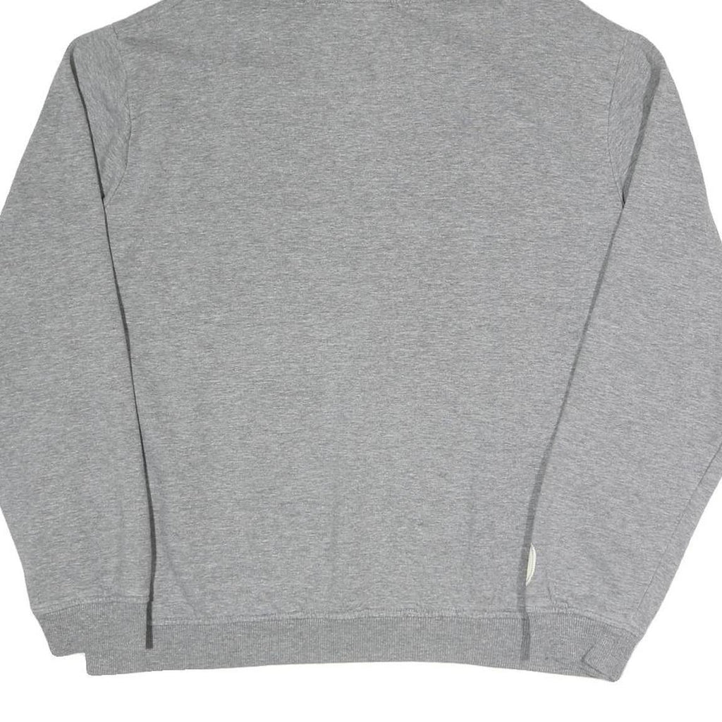 KAPPA Mens Grey & Black Hooded Pullover L Logo Drawstring Hoodie