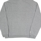 KAPPA Mens Grey & Black Hooded Pullover L Logo Drawstring Hoodie