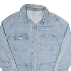 BDG Womens Blue Denim Button Cotton Jacket L Casual Classic Lightweight