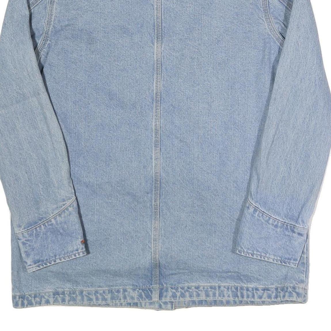 BDG Womens Blue Denim Button Cotton Jacket L Casual Classic Lightweight