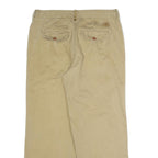 TIMBERLAND Mens Cotton Beige Classic Straight Trousers W34 L29 Casual Outdoor