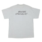 SELECT Mens Grey Graphic T-Shirt XL Short Sleeve Crew Neck Moving Specialist