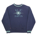 JANSPORT Mens Blue UC Davis Crew Neck L Sweatshirt Cotton Blend University