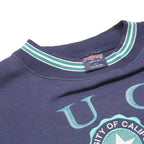 JANSPORT Mens Blue UC Davis Crew Neck L Sweatshirt Cotton Blend University