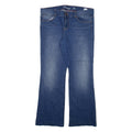 TOMMY HILFIGER Womens Jeans Blue Regular Bootcut Stone Wash W38 L32
