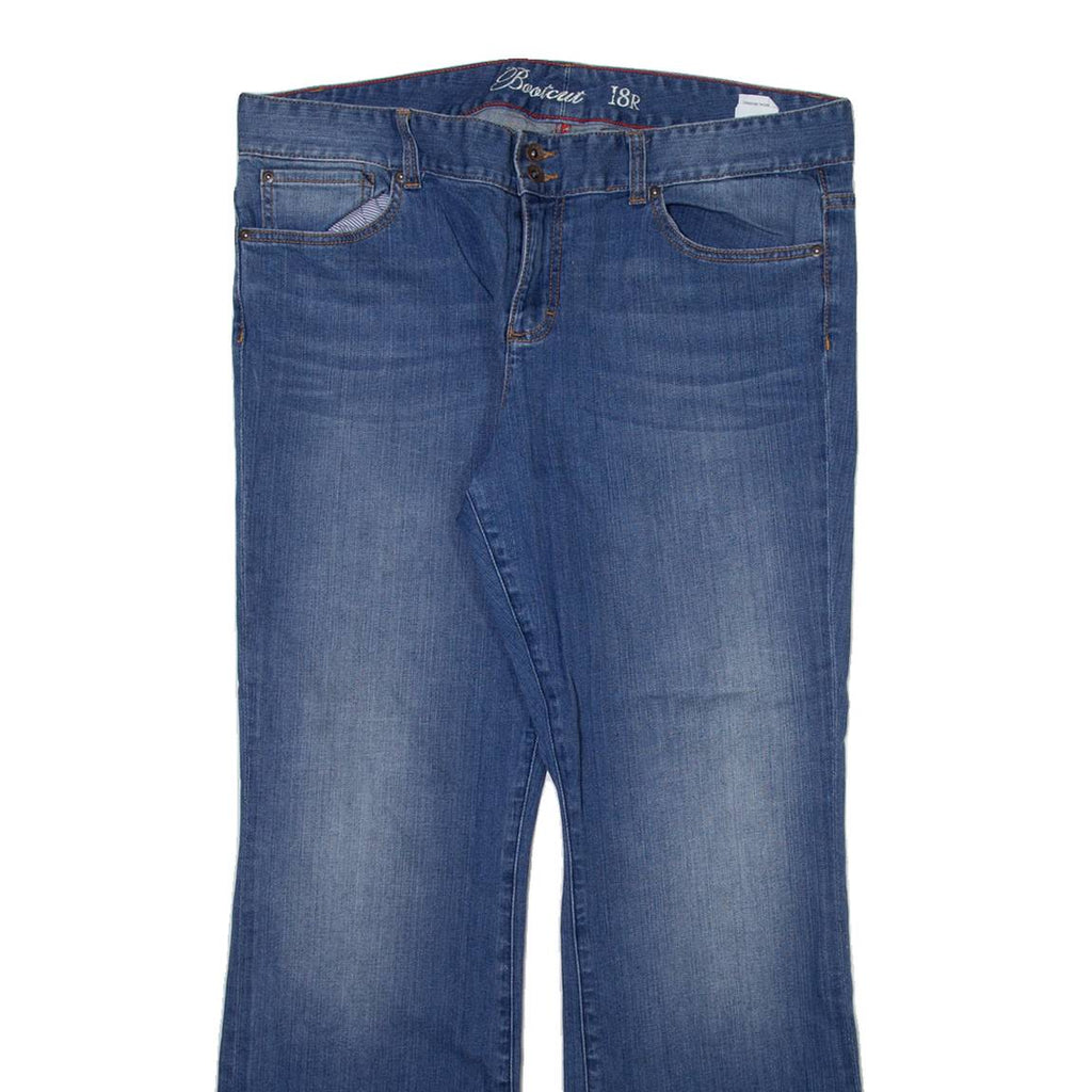 TOMMY HILFIGER Womens Jeans Blue Regular Bootcut Stone Wash W38 L32