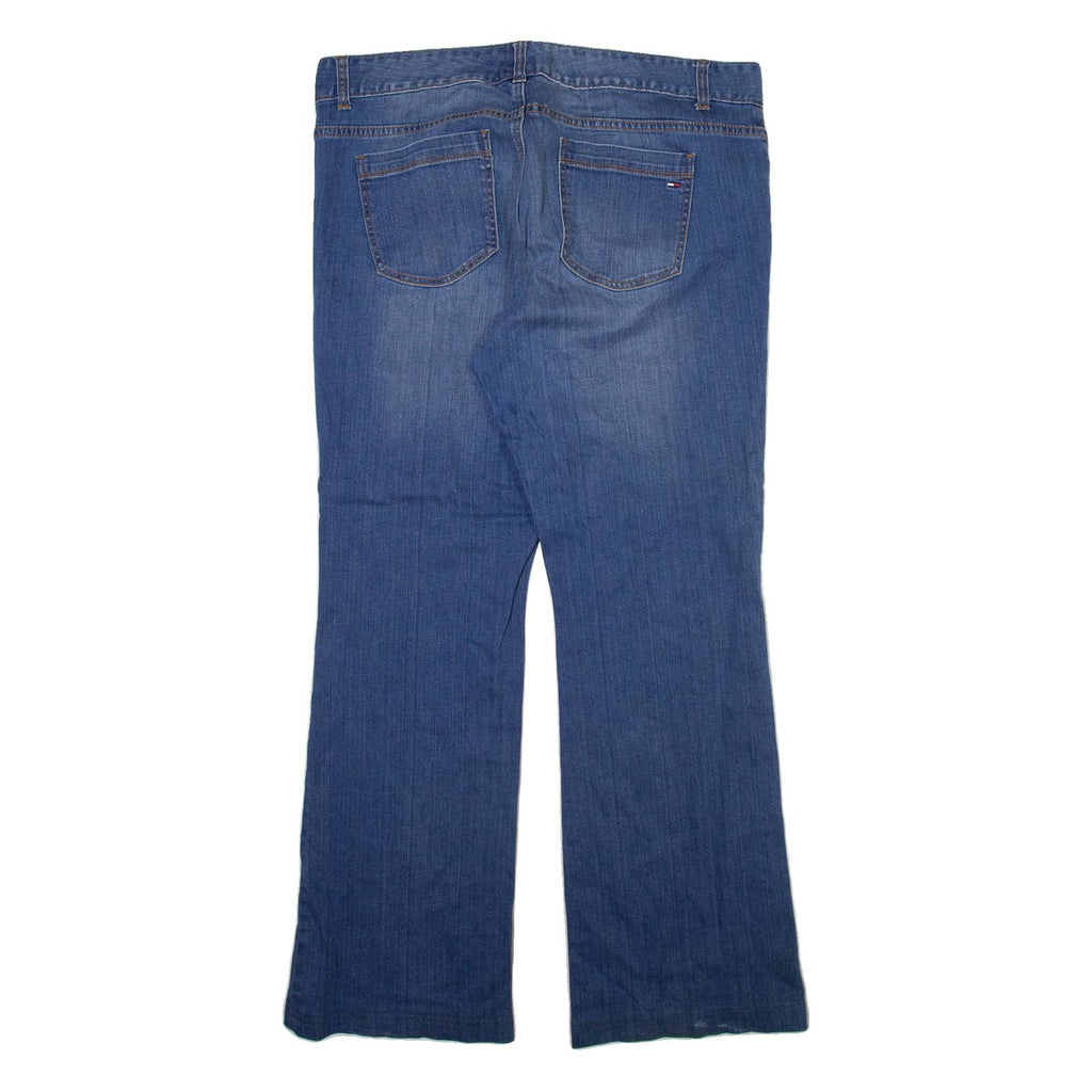 TOMMY HILFIGER Womens Jeans Blue Regular Bootcut Stone Wash W38 L32
