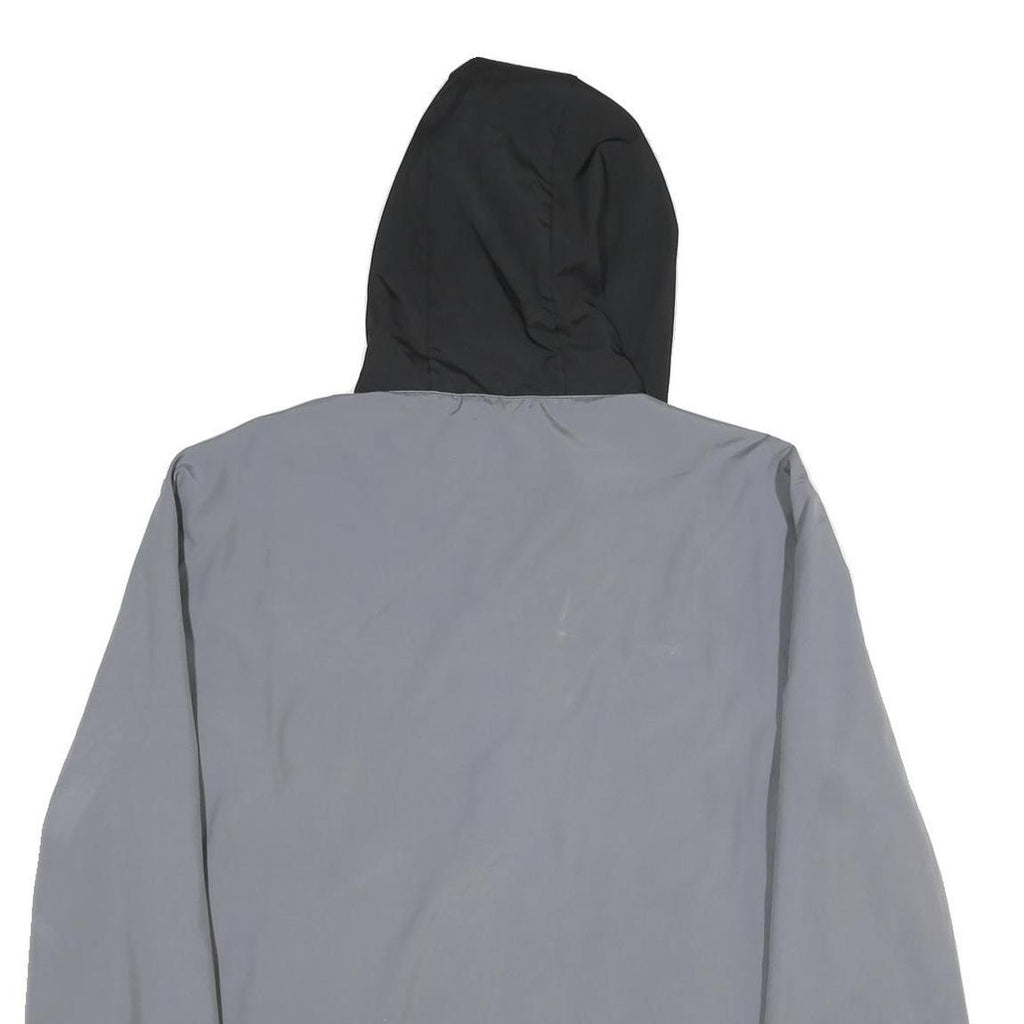 PUMA Mens Black & Grey Hooded Zip Jacket M Polyester Sportswear Casual Outerwear