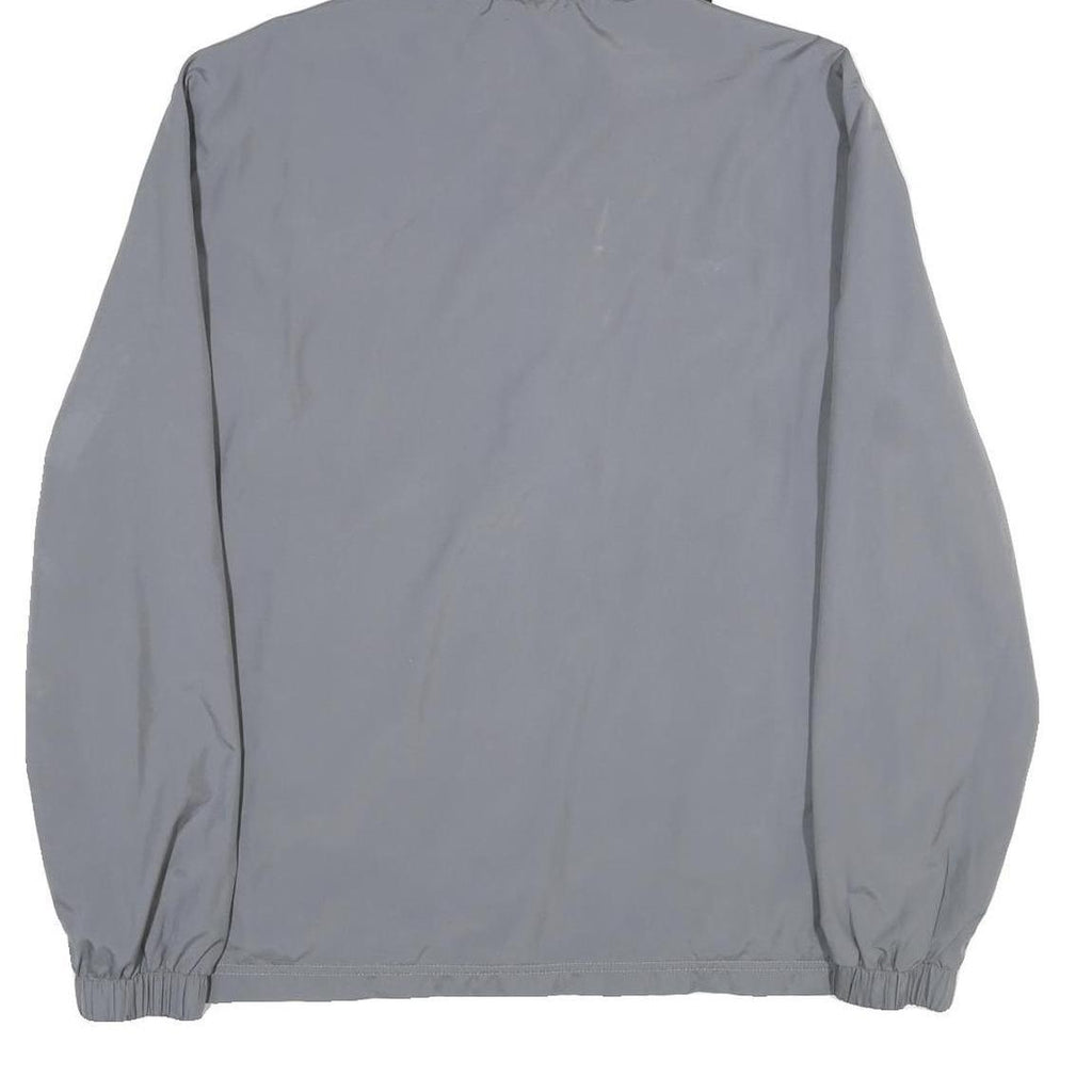 PUMA Mens Black & Grey Hooded Zip Jacket M Polyester Sportswear Casual Outerwear