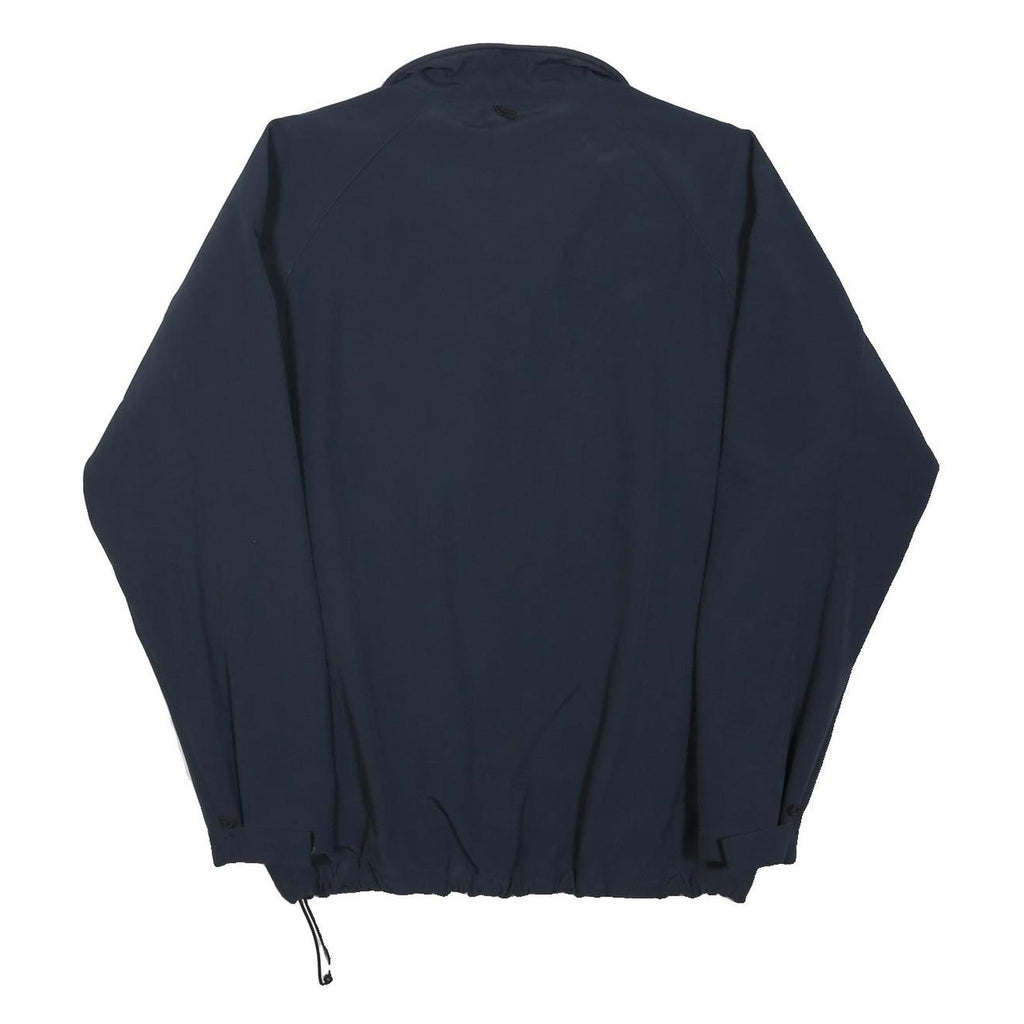 DICKIES Mens Navy Blue Workwear Jacket M Polyester Blend Zip Plain Casual