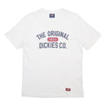 DICKIES Mens White Cotton Blend Graphic T-Shirt L Short Sleeve Crew Neck