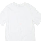 NIKE Mens White Paris Graphic T-Shirt S Short Sleeve Crew Neck Just Do It