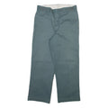 DICKIES Mens Trousers Blue Regular Straight W32 L28