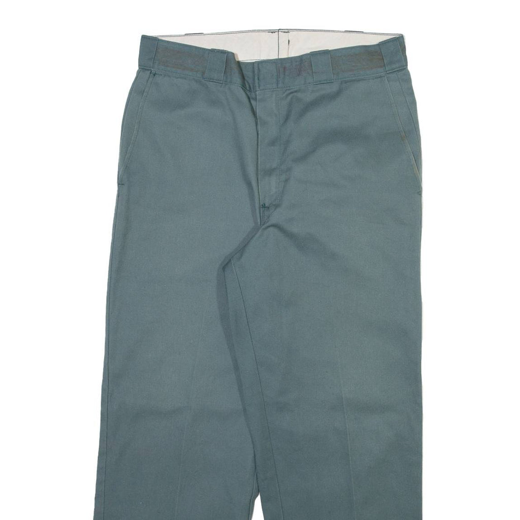 DICKIES Mens Trousers Blue Regular Straight W32 L28
