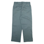 DICKIES Mens Trousers Blue Regular Straight W32 L28