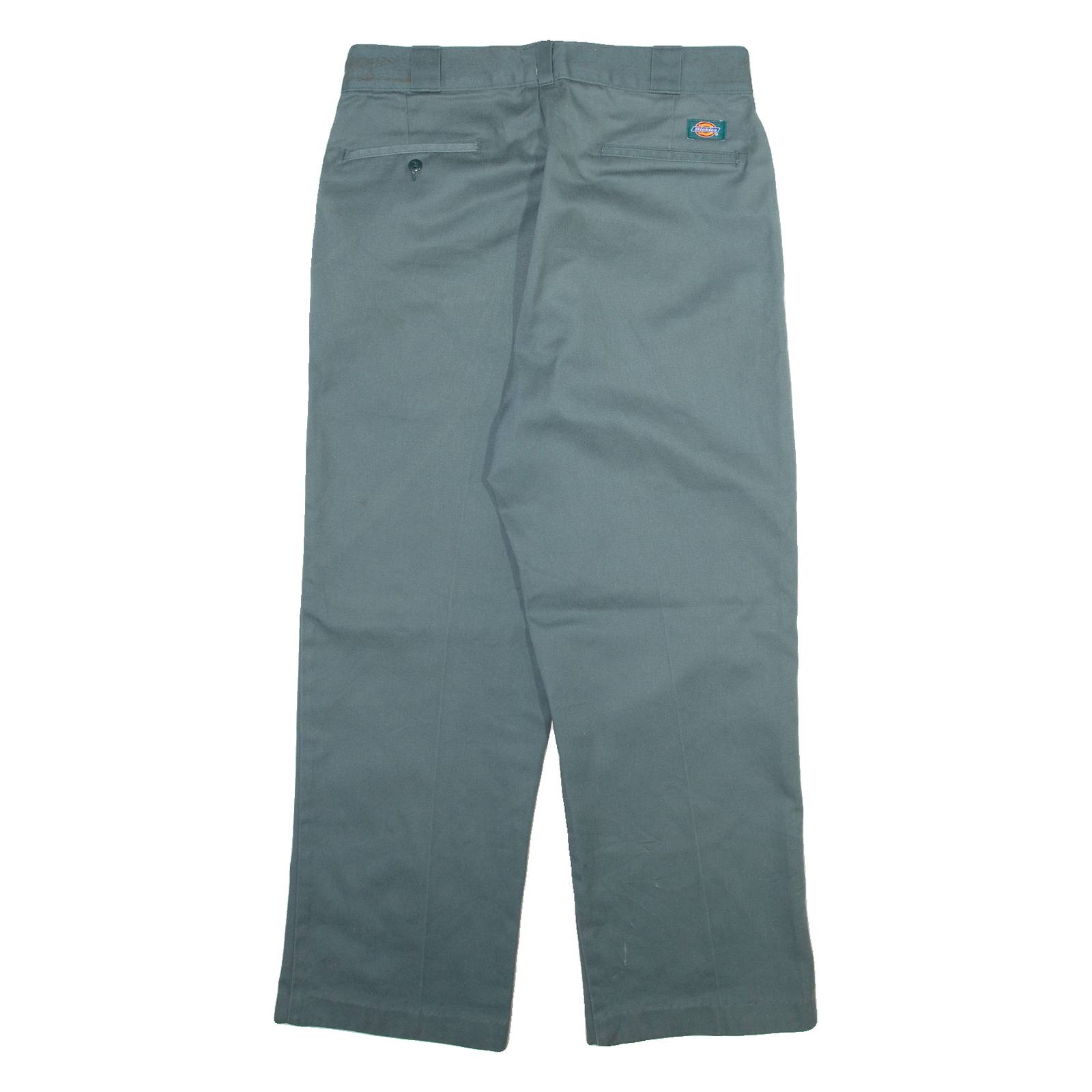 DICKIES Mens Trousers Blue Regular Straight W32 L28