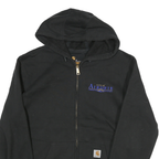CARHARTT Mens Black Zip Up Hoodie M City Of Airdrie Arena Operations Workwear