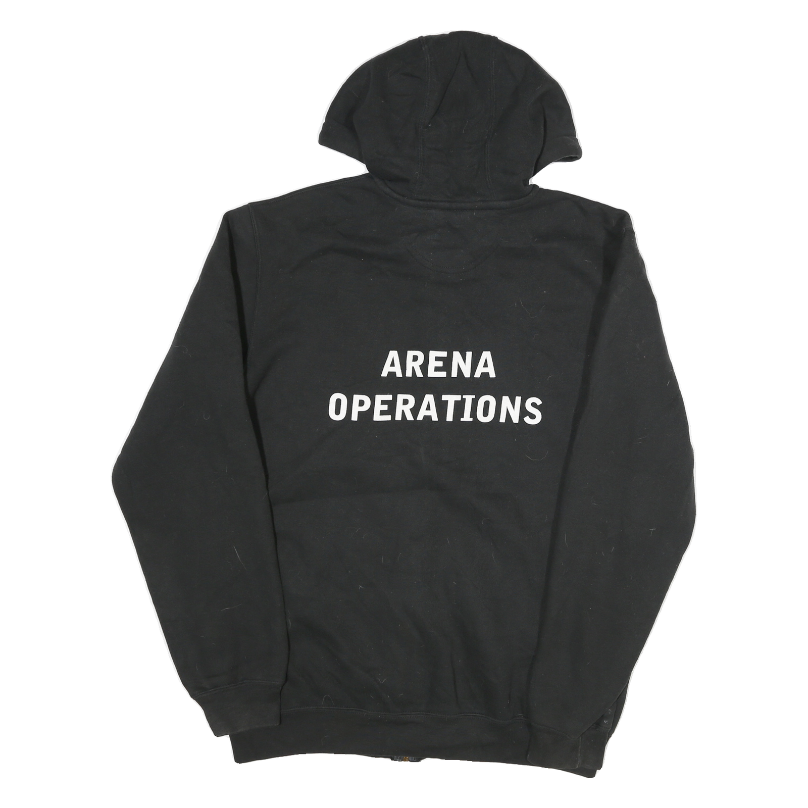 CARHARTT Mens Black Zip Up Hoodie M City Of Airdrie Arena Operations Workwear