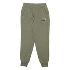 PUMA Womens Joggers Green Slim Tapered M W26 L28 Cotton Blend Casual