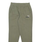 PUMA Womens Joggers Green Slim Tapered M W26 L28 Cotton Blend Casual