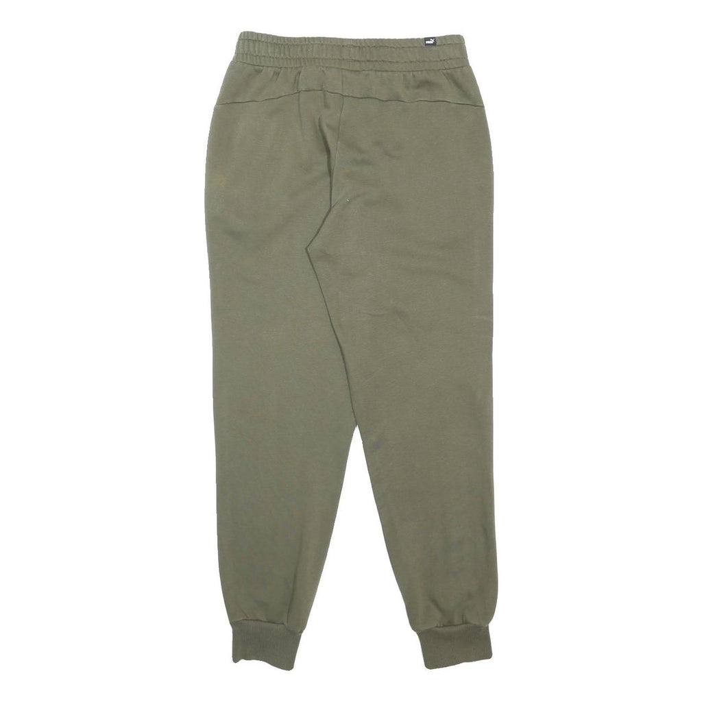 PUMA Womens Joggers Green Slim Tapered M W26 L28 Cotton Blend Casual