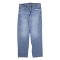 LEVI'S 505 Mens Jeans Blue Regular Straight Denim Medium W34 L32 Classic Zip