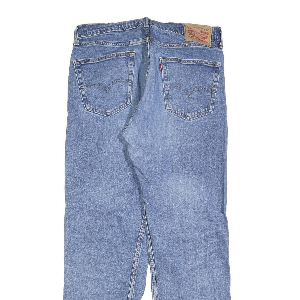 LEVI'S 505 Mens Jeans Blue Regular Straight Denim Medium W34 L32 Classic Zip