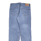 LEVI'S 505 Mens Jeans Blue Regular Straight Denim Medium W34 L32 Classic Zip