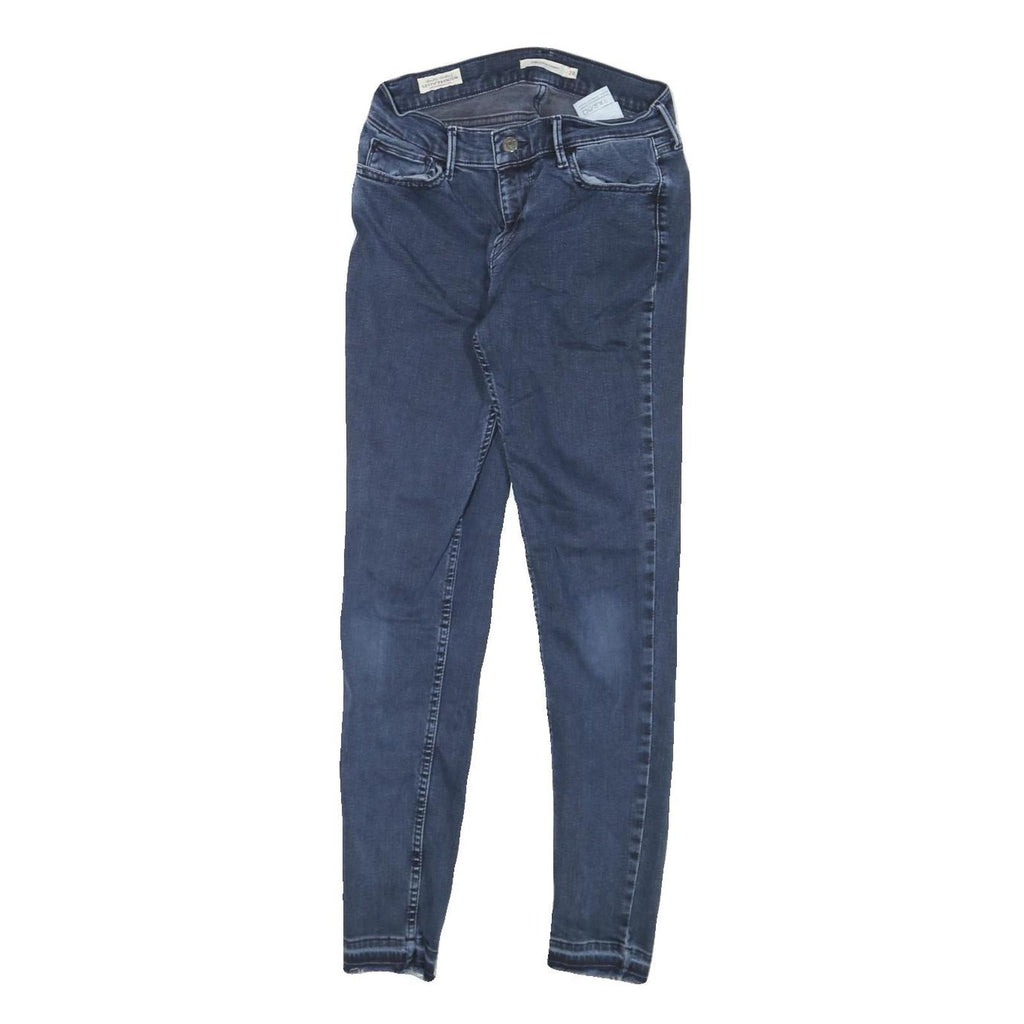 LEVI'S 710 Womens Jeans Blue Slim Skinny Denim Medium W24 L27 Stylish