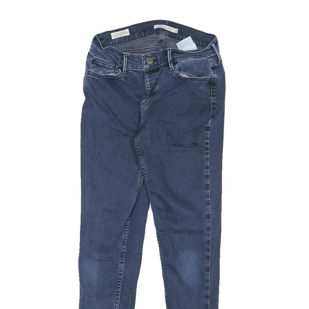 LEVI'S 710 Womens Jeans Blue Slim Skinny Denim Medium W24 L27 Stylish