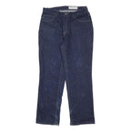 CARHARTT Mens Blue Denim Cotton Regular Fit Straight Leg Jeans W32 L30 Dark Wash