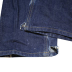 CARHARTT Mens Blue Denim Cotton Regular Fit Straight Leg Jeans W32 L30 Dark Wash