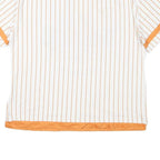 LOONEY TUNES Mens White & Orange Bugs Bunny Graphic T-Shirt S Short Sleeve Crew