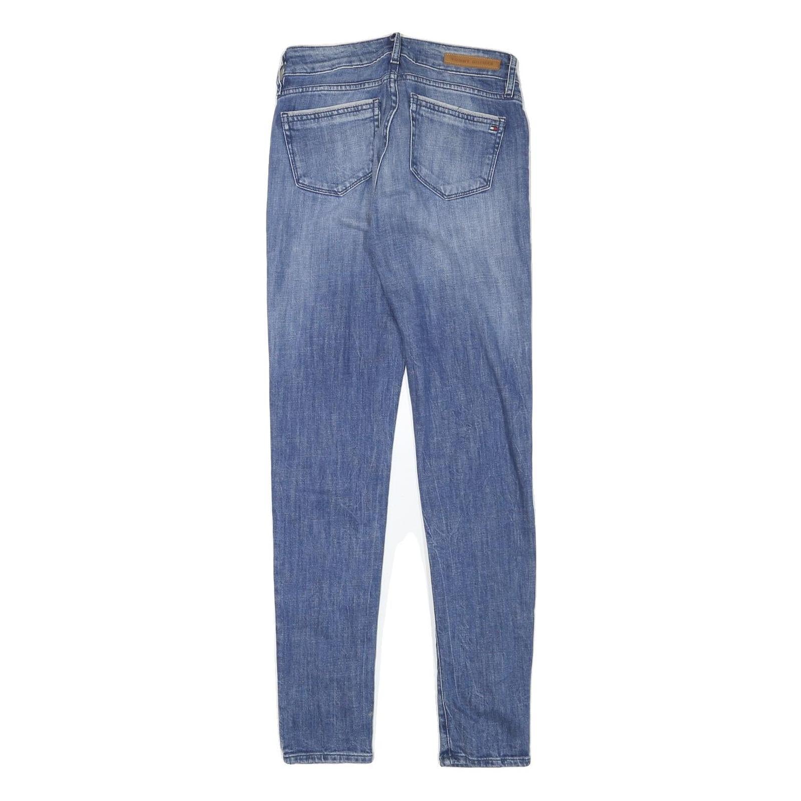 TOMMY HILFIGER Womens Jeans Blue Slim Skinny Denim Medium W25 L29 Relaxed Fit