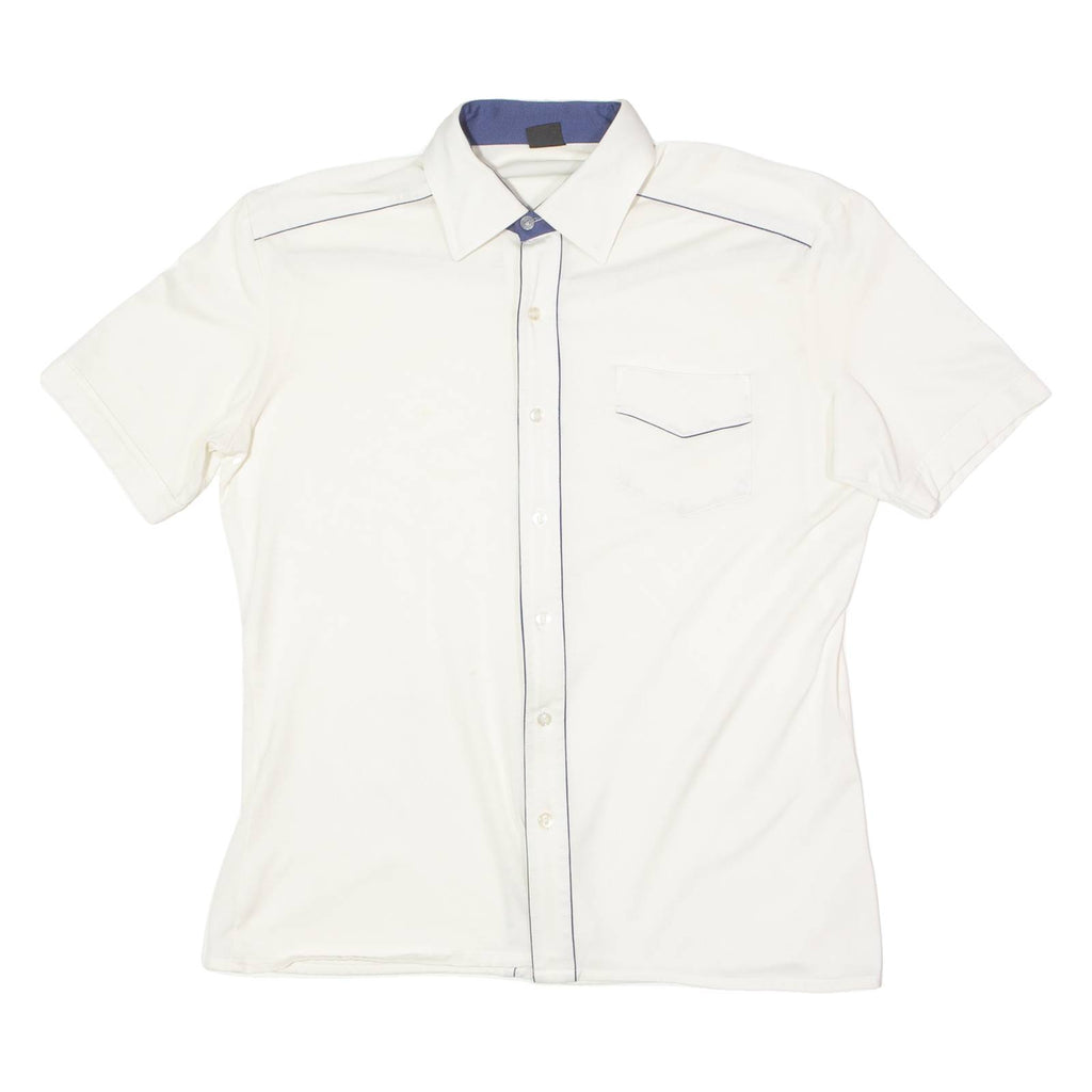 MEN'S FASHION Mens Plain Shirt Cream L