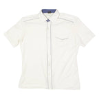 MEN'S FASHION Mens Plain Shirt Cream L