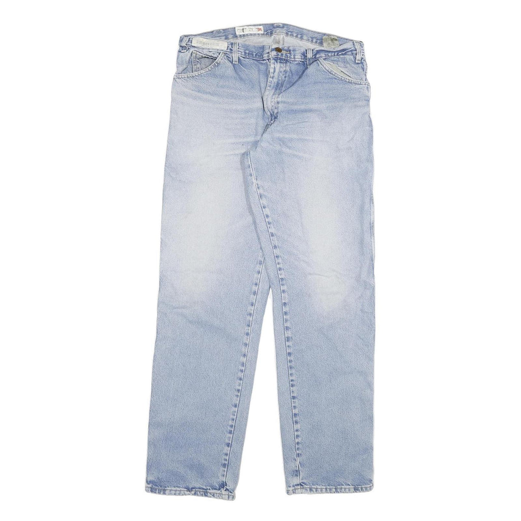DICKIES Mens Regular Light Blue Denim Regular Fit Jeans W34 L33 Workwear