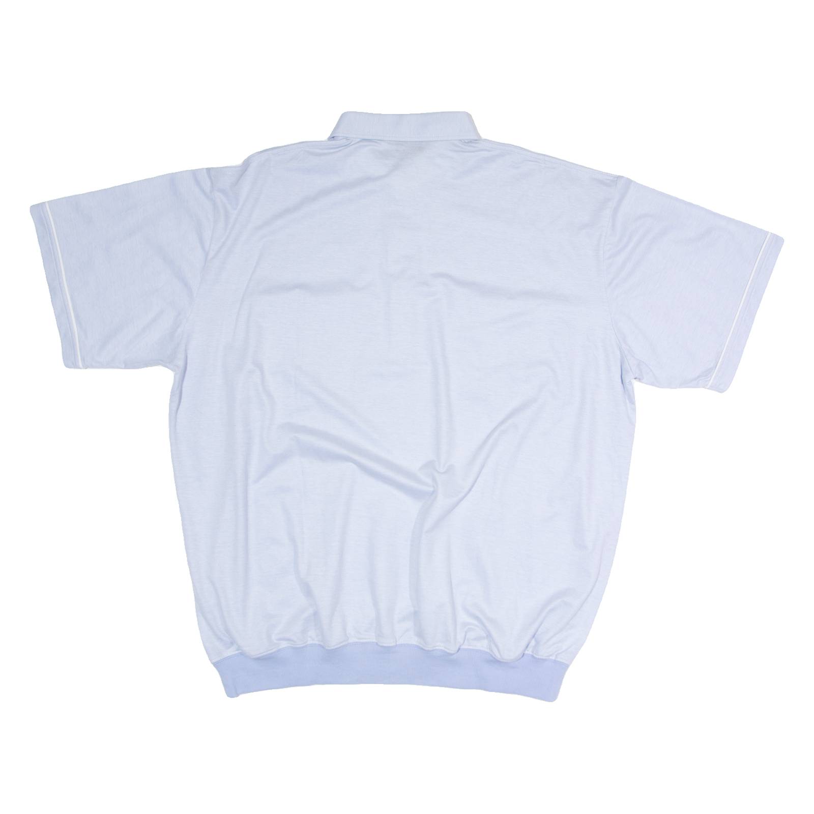 MONTE CARLO Mens Polo Shirt Blue 2XL