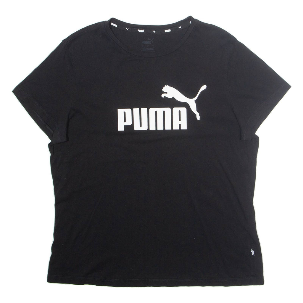 PUMA Womens T-Shirt Black L