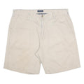 NAUTICA Mens Shorts Beige Casual Plain XL W38 Cotton Comfortable Classic Fit