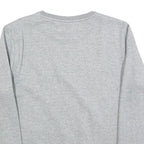 PUMA Mens Grey Cotton Blend Crew Neck M Sweatshirt Logo Casual Pullover