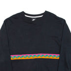 NIKE Womens Sweatshirt Black L