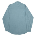 VINCI TRADITION Mens Plain Shirt Green Long Sleeve S