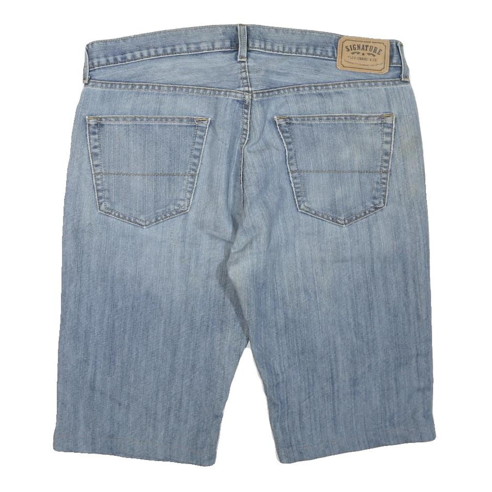 LEVI'S Mens Shorts Blue Denim L W40 Cotton Blend Casual