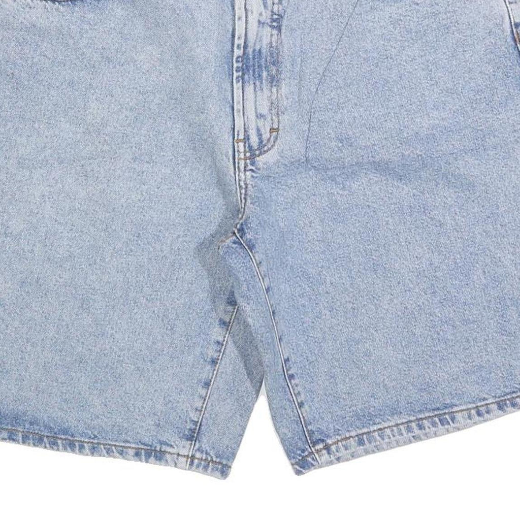 BASIC JEANS Mens Shorts Blue Denim XL W38 Classic Cotton Blend Casual