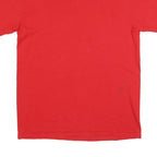 DELTA Mens Red Seattle Graphic T-Shirt L Short Sleeve Crew Neck Cotton Blend